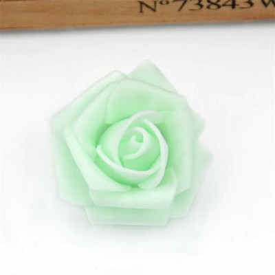 60pcs/lot 4cm Mini umjetne pjene ruže Cvjetne glavice Ručno izrađene Diy Wedding Home Decoration Party Lažne Cvjetne Loptice