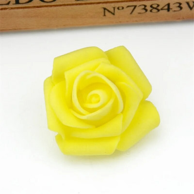 60pcs/lot 4cm Mini umjetne pjene ruže Cvjetne glavice Ručno izrađene Diy Wedding Home Decoration Party Lažne Cvjetne Loptice