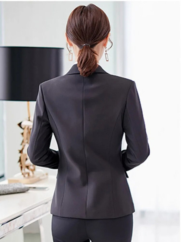 Γυναικεία μακρυμάνικα σακάκια Chic κομψό πέτο casual Business Μονόχρωμα μονόχρωμα παλτό γραφείου ιδιοσυγκρασίας Νέα