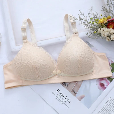 Pamučni grudnjak za dojenje Ljetni prozračni grudnjaci za dojenje za žene Trudnički grudnjak Plus veliki grudnjak za lako hranjenje bez žice