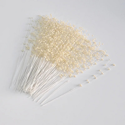 YOMDID 20 kom./lot 4 mm biserni cvjetni stabljika perle vijenac sprejevi Svadbeni buket svadbena zabava Buket umjetnog cvijeća Dekoracija doma