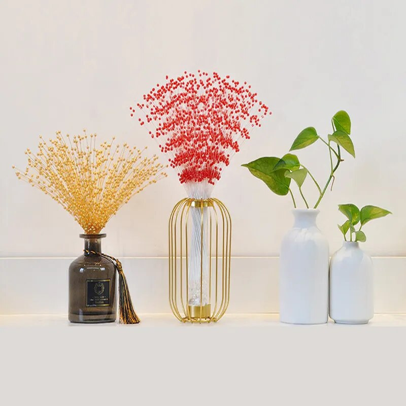 YOMDID 20 kom./lot 4 mm biserni cvjetni stabljika perle vijenac sprejevi Svadbeni buket svadbena zabava Buket umjetnog cvijeća Dekoracija doma