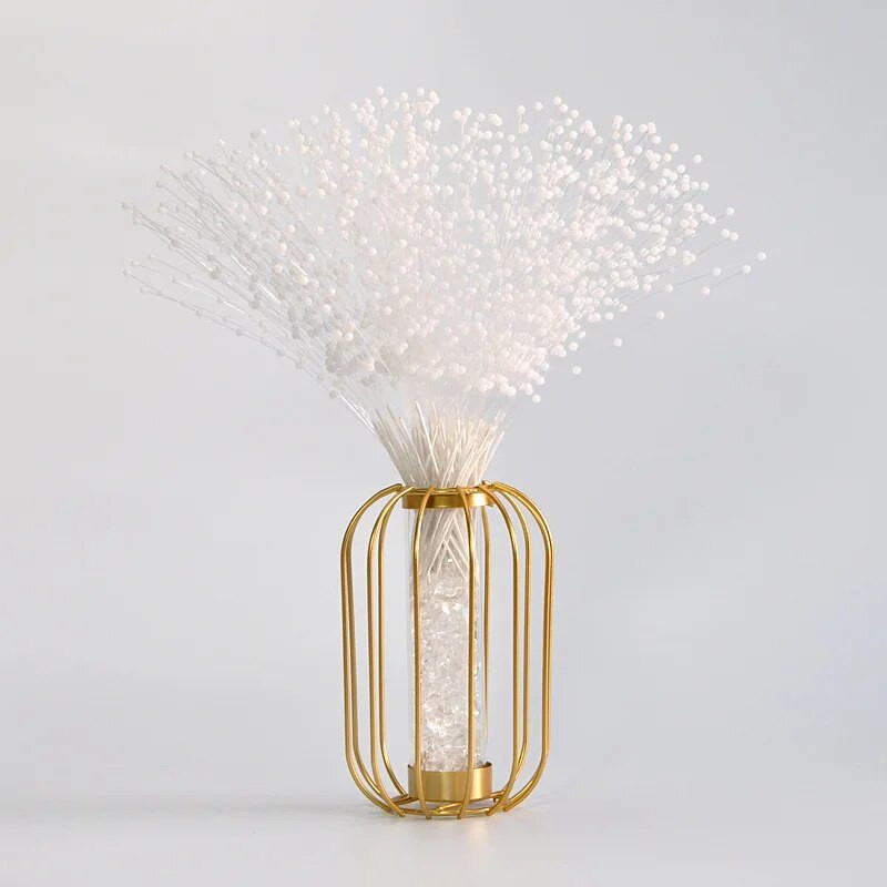 YOMDID 20 kom./lot 4 mm biserni cvjetni stabljika perle vijenac sprejevi Svadbeni buket svadbena zabava Buket umjetnog cvijeća Dekoracija doma