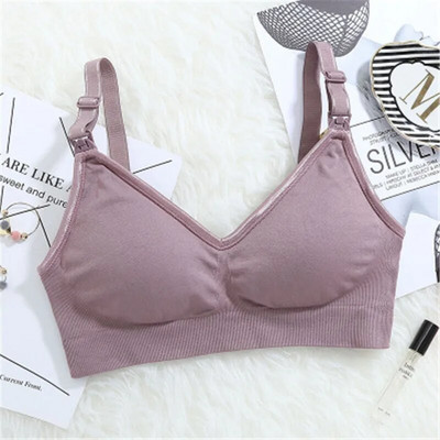 Push Up barošana Apakšveļa Grūtniecēm Apģērbi Barojošām Sieviešu Krūšturiem Grūtnieču Apģērbi 5 Krāsas Barošanas krūšturis gulēšanai