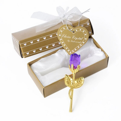 Darovi za Valentinovo za djevojku Kristalna ruža Umjetni cvijet Vječna ljubav Cvijeće za godišnjicu Potrepštine za vjenčanje