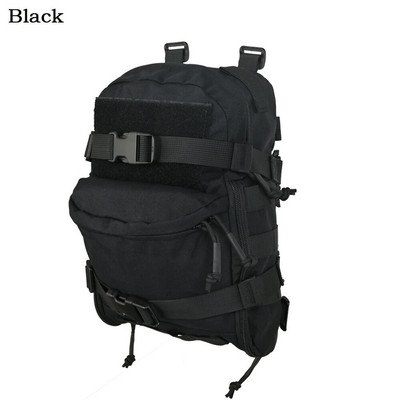 Mini mitrināšanas soma, taktiskā mugursoma, ūdens urīnpūšļa turētājs MOLLE YKK rāvējslēdzēja maisiņš Militārā medību soma 500D neilona āra sportam