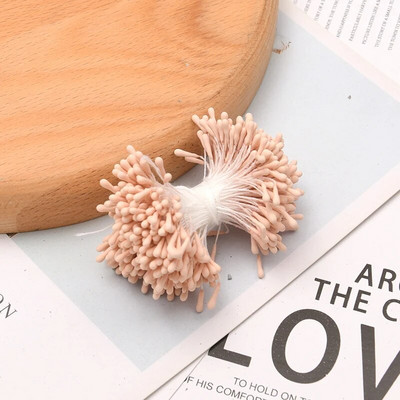 400db 5mm fehér porzós matt kézzel készített művirágok esküvői bulihoz lakberendezési tárgyak barkácsolás virágfüzér kézműves kiegészítők