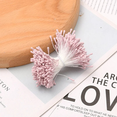 400db 5mm fehér porzós matt kézzel készített művirágok esküvői bulihoz lakberendezési tárgyak barkácsolás virágfüzér kézműves kiegészítők