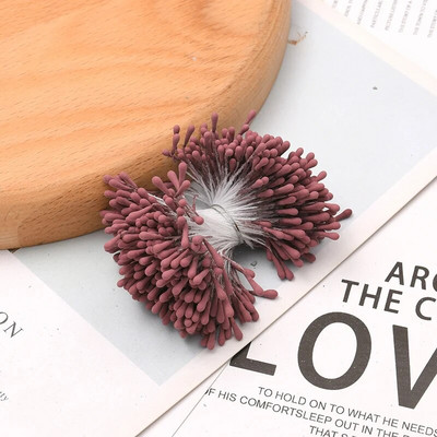 400db 5mm fehér porzós matt kézzel készített művirágok esküvői bulihoz lakberendezési tárgyak barkácsolás virágfüzér kézműves kiegészítők