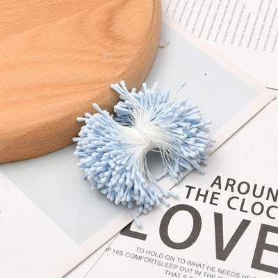 400db 5mm fehér porzós matt kézzel készített művirágok esküvői bulihoz lakberendezési tárgyak barkácsolás virágfüzér kézműves kiegészítők