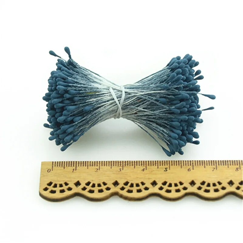 400db 5mm fehér porzós matt kézzel készített művirágok esküvői bulihoz lakberendezési tárgyak barkácsolás virágfüzér kézműves kiegészítők