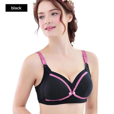 Pamučni grudnjak za dojenje Ljetni prozračni grudnjaci za dojenje za žene Trudnički grudnjak Plus veliki grudnjak za lako hranjenje bez žica