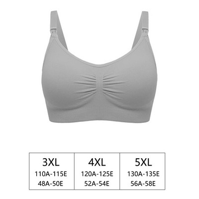 Podesivi bešavni grudnjak za dojilje veće veličine Prozračni ženski grudnjak za dojenje Visokokvalitetno donje rublje Odjeća za trudnice Push Up