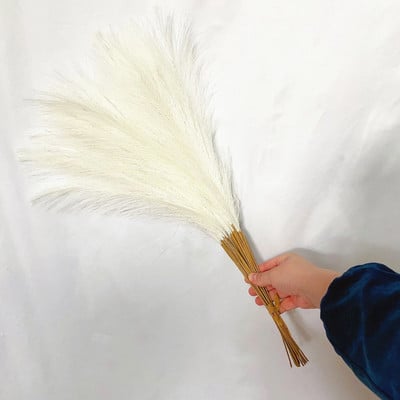 55 cm umjetna pampas trava, pompozna vaza s punilom za cvijeće za dom, dnevnu sobu, kuhinju, vjenčanje, boho dekor