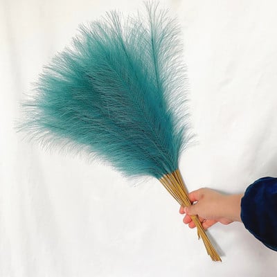 55 cm umjetna pampas trava, pompozna vaza s punilom za cvijeće za dom, dnevnu sobu, kuhinju, vjenčanje, boho dekor