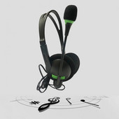 Vienmērīgas komunikācijas austiņas, izcilas skaņas vadu austiņas ar HD saderīgu mikrofonu datora/klēpjdatora/datora saziņai