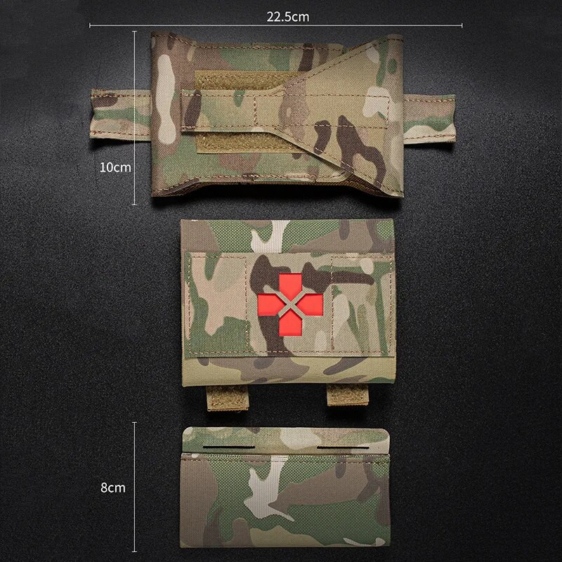 Sõjaline IFAK kott žgutihoidjaga taktikalised esmaabikomplektid, kott ellujäämiskomplekt jahikott