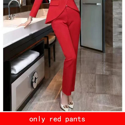 Novi ženski sako i hlače 2023 Elegantna luksuzna uredska odjeća Kompleti hlača Vrhunski modni kompleti odgovarajućih veličina