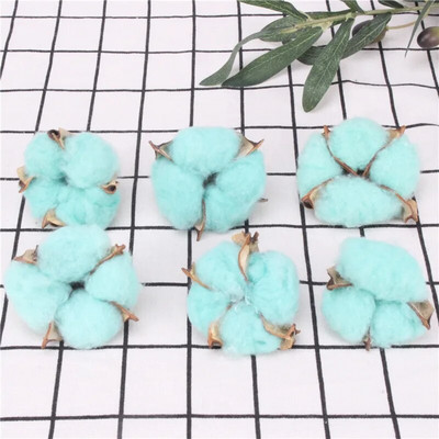 6 komada prirodnih osušenih cvjetova Šarene pamučne cvjetne glavice Kapok Pamuk DIY Božićni vijenci Materijali Uređenje doma Potrepštine za zabave