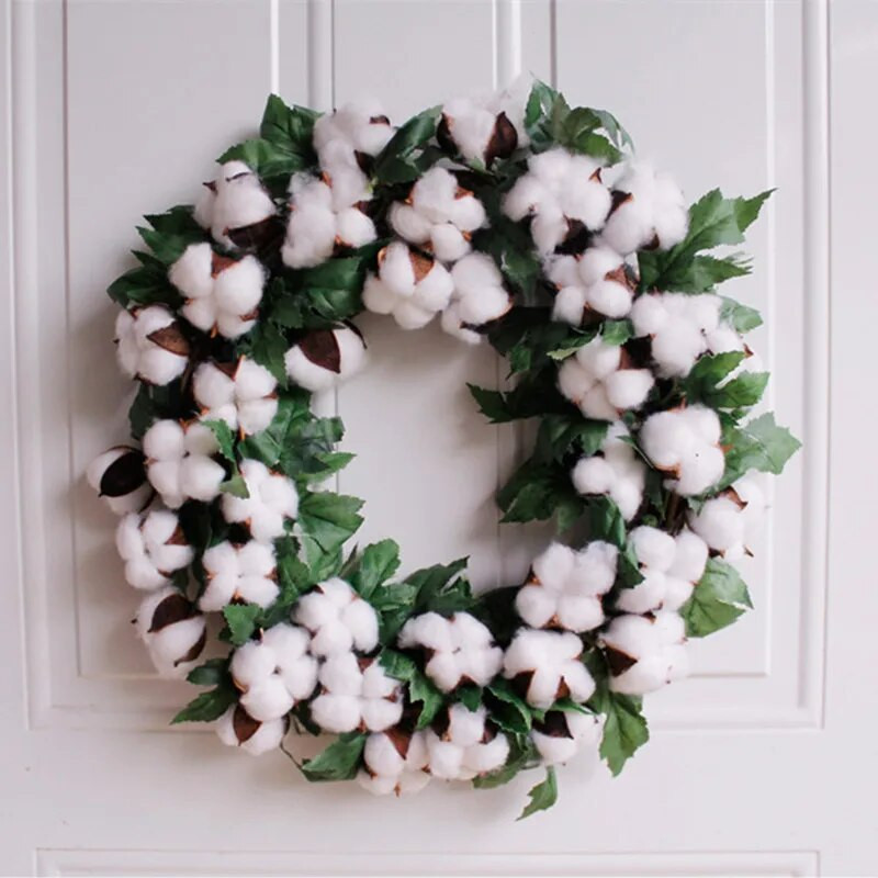 6 komada prirodnih osušenih cvjetova Šarene pamučne cvjetne glavice Kapok Pamuk DIY Božićni vijenci Materijali Uređenje doma Potrepštine za zabave