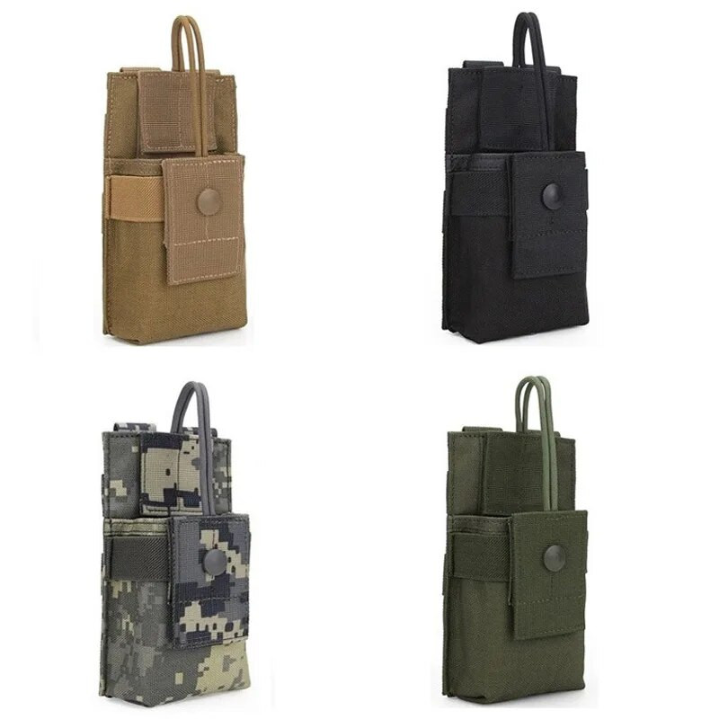 Taktička Molle Walkie Talkie Torbica Radio futrola Torbica Džepna interfonska torba za pohranu Torbica za pojas oko struka Airsoft Dodaci za lov