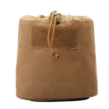 Tactical Molle Dump Drop Pouch Поясна чанта Сгъваема чанта за списания с шнурове Recovery Mag Storage Bag Airsoft Ловни аксесоари