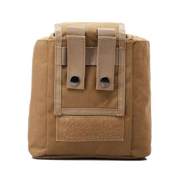 Tactical Molle Dump Pouch Τσάντα μέσης Πτυσσόμενο κορδόνι Περιοδικό Θήκη ανάκτησης Mag Storage Bag Αξεσουάρ κυνηγιού Airsoft