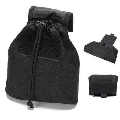 Tactical Molle Dump Pouch Τσάντα μέσης Πτυσσόμενο κορδόνι Περιοδικό Θήκη ανάκτησης Mag Storage Bag Αξεσουάρ κυνηγιού Airsoft