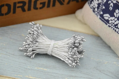 3 mm 300 komada Dvostruke glave Mini biserni prašnik šećer Umjetni cvijet za dekoraciju vjenčanja DIY scrapbooking vijenac lažno cvijeće