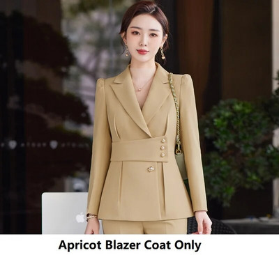 Visokokvalitetna tkanina Profesionalno žensko poslovno odijelo s hlačama i jaknama Kaput Hlače Sakoi Ženska radna odjeća Komplet hlača