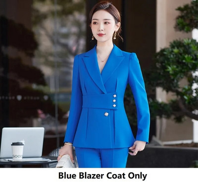 Visokokvalitetna tkanina Profesionalno žensko poslovno odijelo s hlačama i jaknama Kaput Hlače Sakoi Ženska radna odjeća Komplet hlača