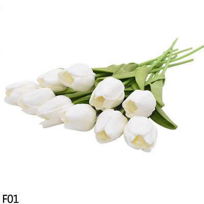 5/10 komada tulipana, umjetnog cvijeta, pravi dodir, umjetni buket, lažni cvijet za svatove, pribor za dekoraciju kućnog vrta
