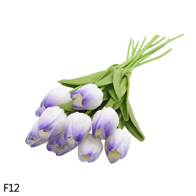 5/10 komada tulipana, umjetnog cvijeta, pravi dodir, umjetni buket, lažni cvijet za svatove, pribor za dekoraciju kućnog vrta