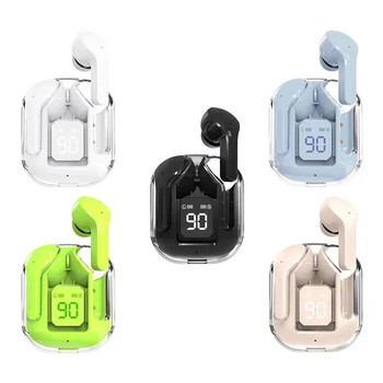 Ασύρματα ακουστικά ακουστικά Ακουστικά με οθόνη τροφοδοσίας με θήκη φόρτισης μικροφώνου για αθλητικό φορητό υπολογιστή Τηλεόραση υπολογιστή Τηλέφωνο gaming