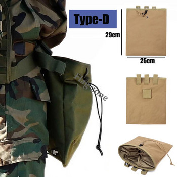 Νέα Τσάντα κυνηγιού Magazine Pouch Military Airsoft Molle Tactical Waist Bag Reloader Mag Dump Drop Pouch Pouch Ammo Τσάντα αξεσουάρ