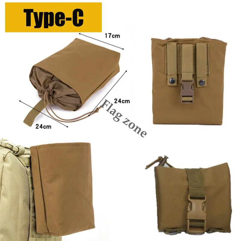 Jauns medību soma žurnāla maisiņš Militārais Airsoft Molle taktiskais jostas somas pārlādētājs Mag Dump Drop Pouch munīcijas piederumu soma
