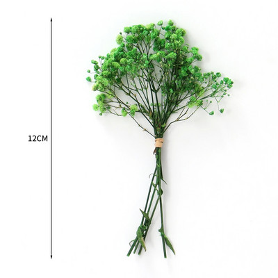 Mini Gypsophila konservētu dabīgu kaltētu ziedu pušķis Babysbreath mājas kāzu dekorēšanai fotogrāfiju fona dekors