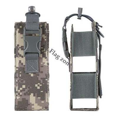 Taktikai Molle kulacs táska derékcsomag katonai szabadtéri sport kemping túrázás horgász vízforraló kantin fedél tok tasak