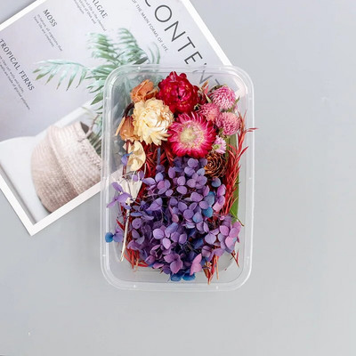 1 doboz citromszelet rózsa bimbófej levendula granulátum szárított virág barkácsolt illatos gyertya viasz szelet dekoratív keverék viráganyag kezdőlap