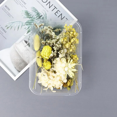 1 doboz citromszelet rózsa bimbófej levendula granulátum szárított virág barkácsolt illatos gyertya viasz szelet dekoratív keverék viráganyag kezdőlap