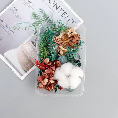 1 doboz citromszelet rózsa bimbófej levendula granulátum szárított virág barkácsolt illatos gyertya viasz szelet dekoratív keverék viráganyag kezdőlap