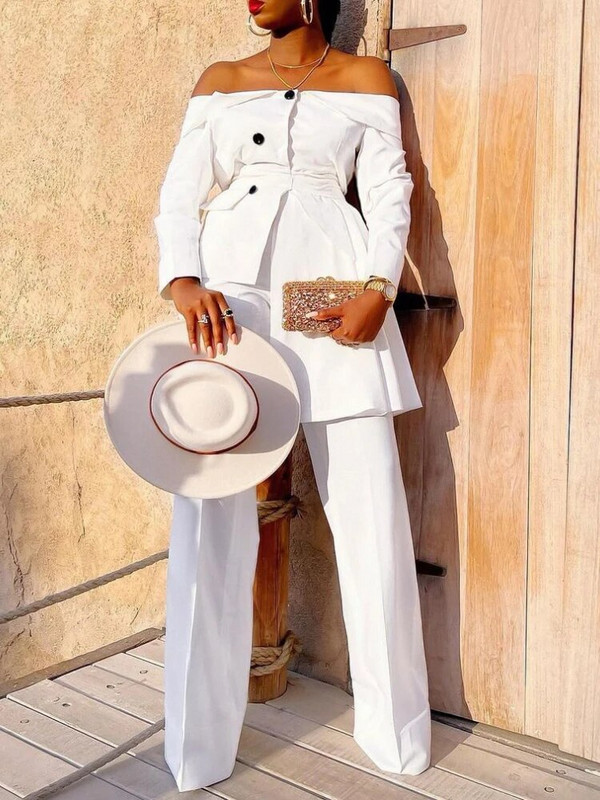 2023 nyári új irodai viselet elegáns nadrágkosztüm Női öltöny blézer nadrág dzsekivel és nadrág 2 részes szett női blézer szett