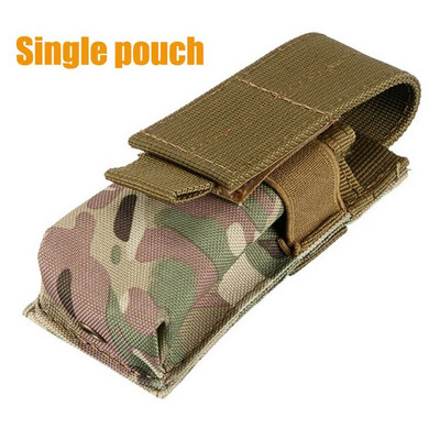 9 mm Molle soma neilona soma taktiskā pistoles žurnāla soma Medību kabatas lukturīša kabatas komplekts militārā peintbola Airsoft Mag Soma