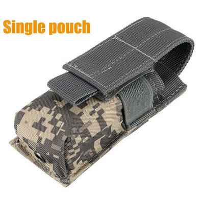 9 mm Molle soma neilona soma taktiskā pistoles žurnāla soma Medību kabatas lukturīša kabatas komplekts militārā peintbola Airsoft Mag Soma