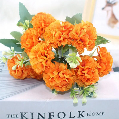 15 cvjetnih glavica svilene hortenzije umjetni cvijet bijelo vjenčano cvijeće mali buket lažno cvijeće party DIY decoratio