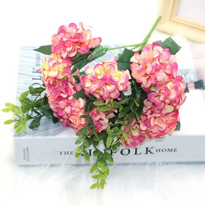 15 cvjetnih glavica svilene hortenzije umjetni cvijet bijelo vjenčano cvijeće mali buket lažno cvijeće party DIY decoratio