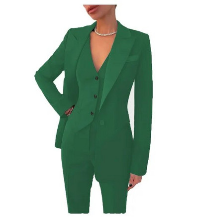 3 tk Naiste ülikonnad Moe bleiserite komplekt Pulmade smokingid peorõivad pulmadeks, põhjuslikud pükskostüümid, pidulikud naiste ülikonnad, kontorikomplektid