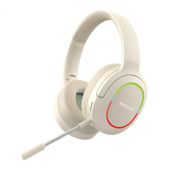 1 комплект компютърни слушалки Практични едноцветни сгъваеми компютърни аксесоари Безжични геймърски слушалки Геймърски слушалки