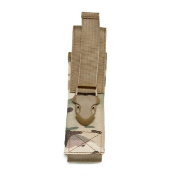 Тактическа торбичка за фенерче Военна патрулна пръчка Molle MP5 Калъф за притежател на факел Преносим ловен нож на открито Кобур за кръста Чанта