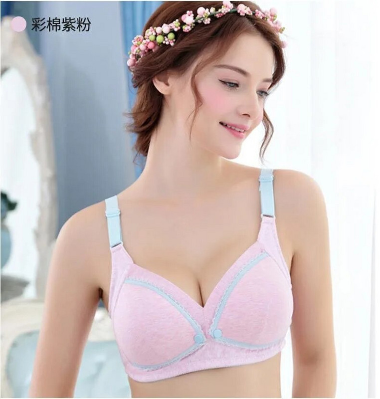 Grudnjak za dojenje Trudnička odjeća za trudnice Grudnjak za dojenje Pamučni grudnjak za trudnice s otvorenim grudima